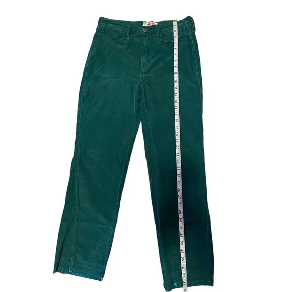 NWT Women's Free People Green Corduroy Straight Leg Jeans sz 28 - Picture 9 of 9